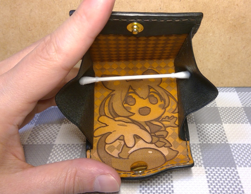 ずんだもんコインケース(ライトブラウン) A級品