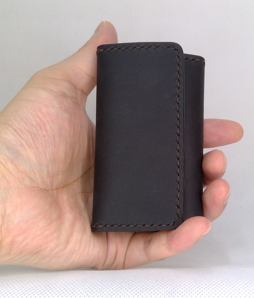 手作り! 邪神ちゃんレザーキーケース スタンダードタイプ・ゆりね