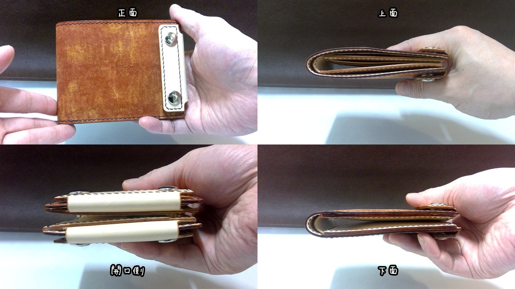 ずんだもんの隠れ痛サイフ 二つ折り ビンテージスタイル