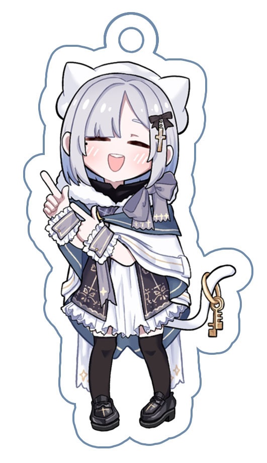 すみれ「みてみて！」アクリルキーホルダー