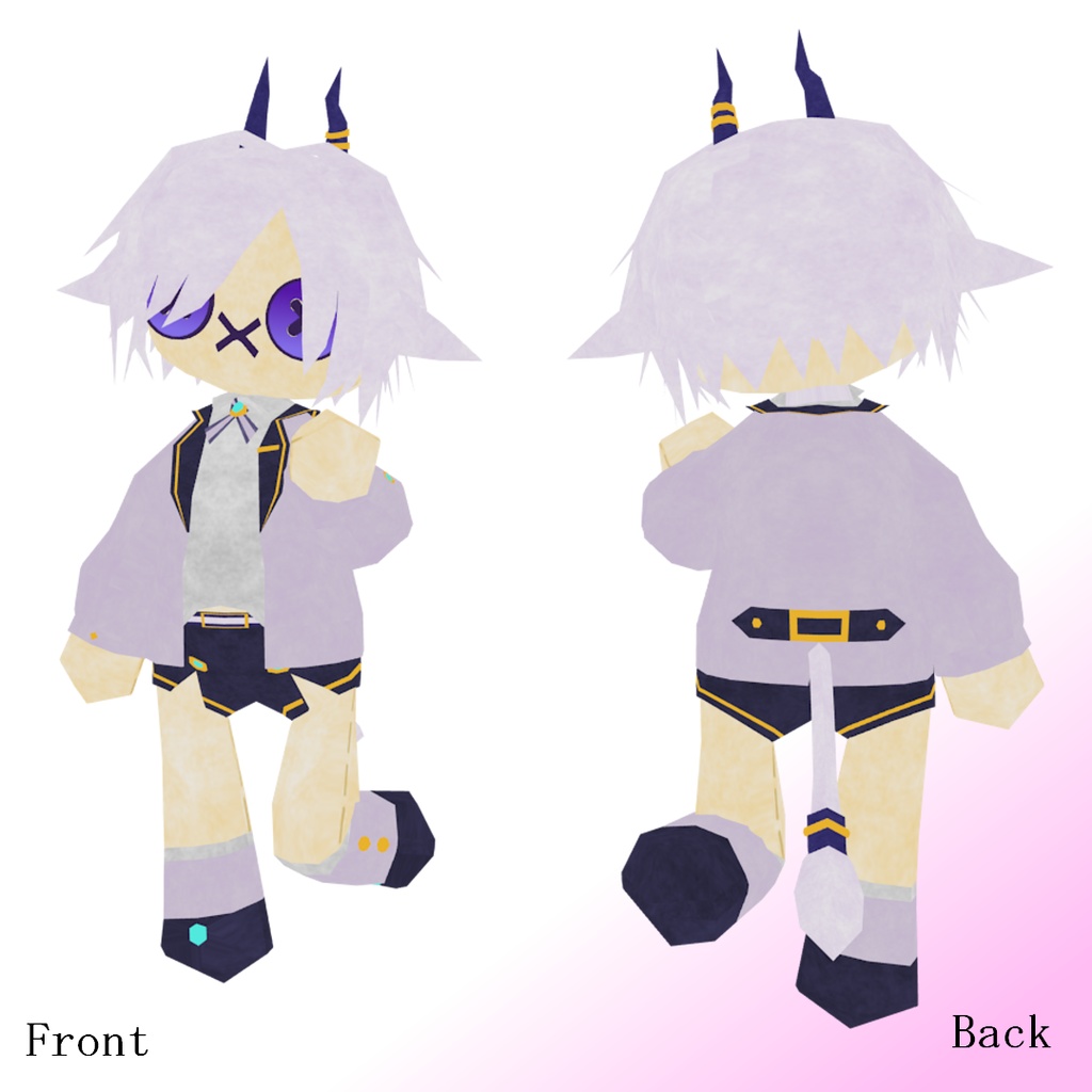 【VRC想定】二次創作ぬいぐるみアバター