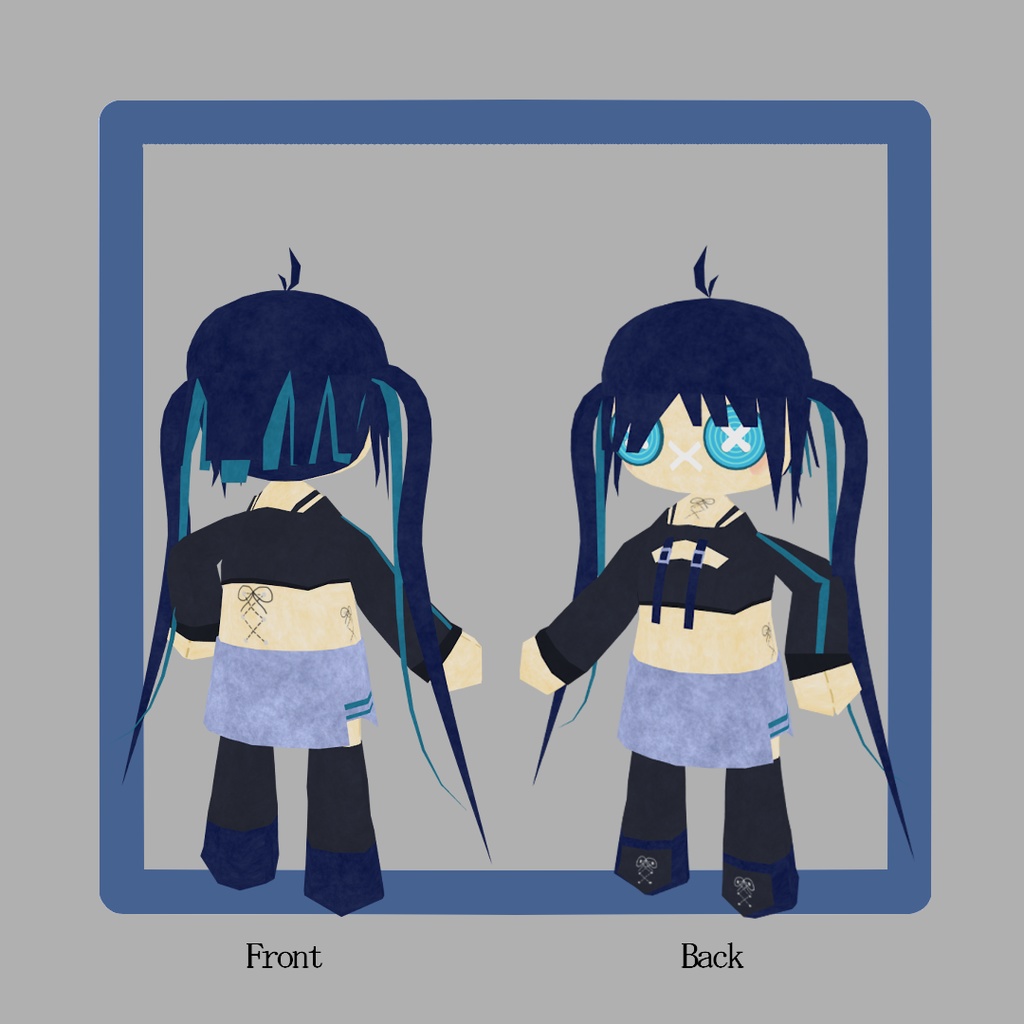 【VRC想定】二次創作ぬいぐるみアバター