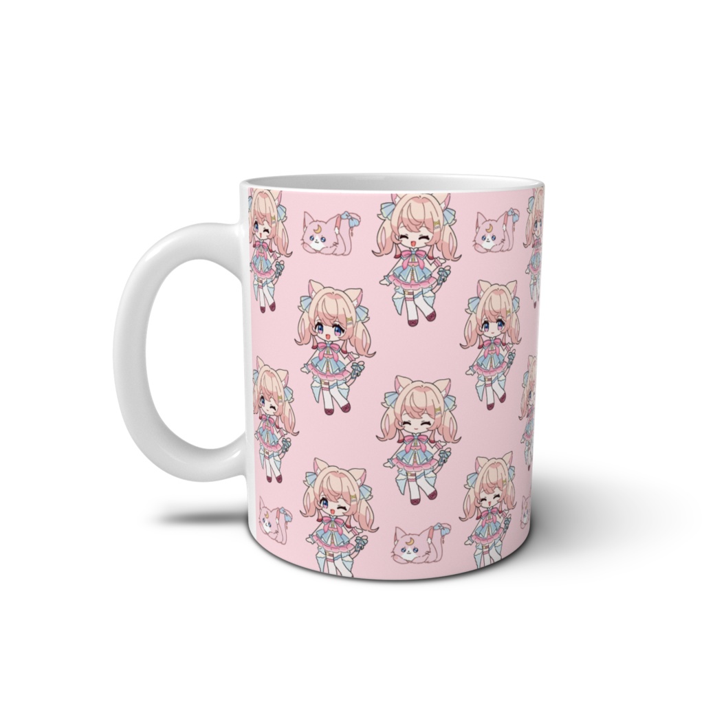 【常設】音琴るいな マグカップ (pink/blue)