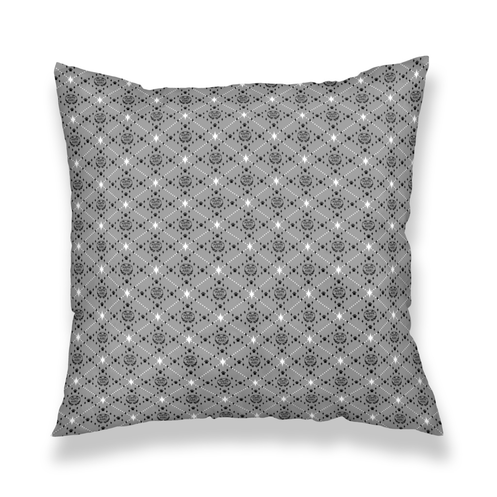 招き猫クッションカバー-1_白猫オッドアイver_7色