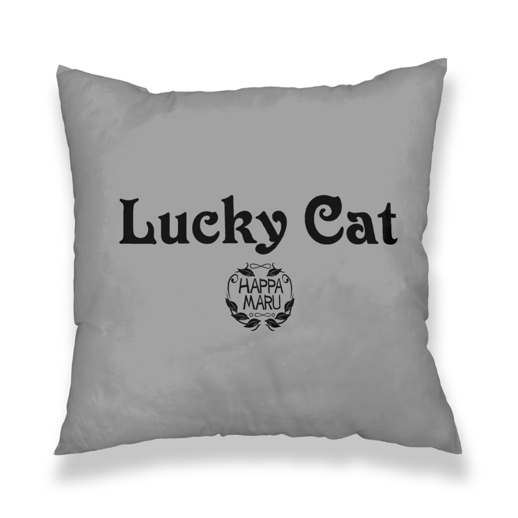 招き猫クッションカバー-2_白猫オッドアイver_7色