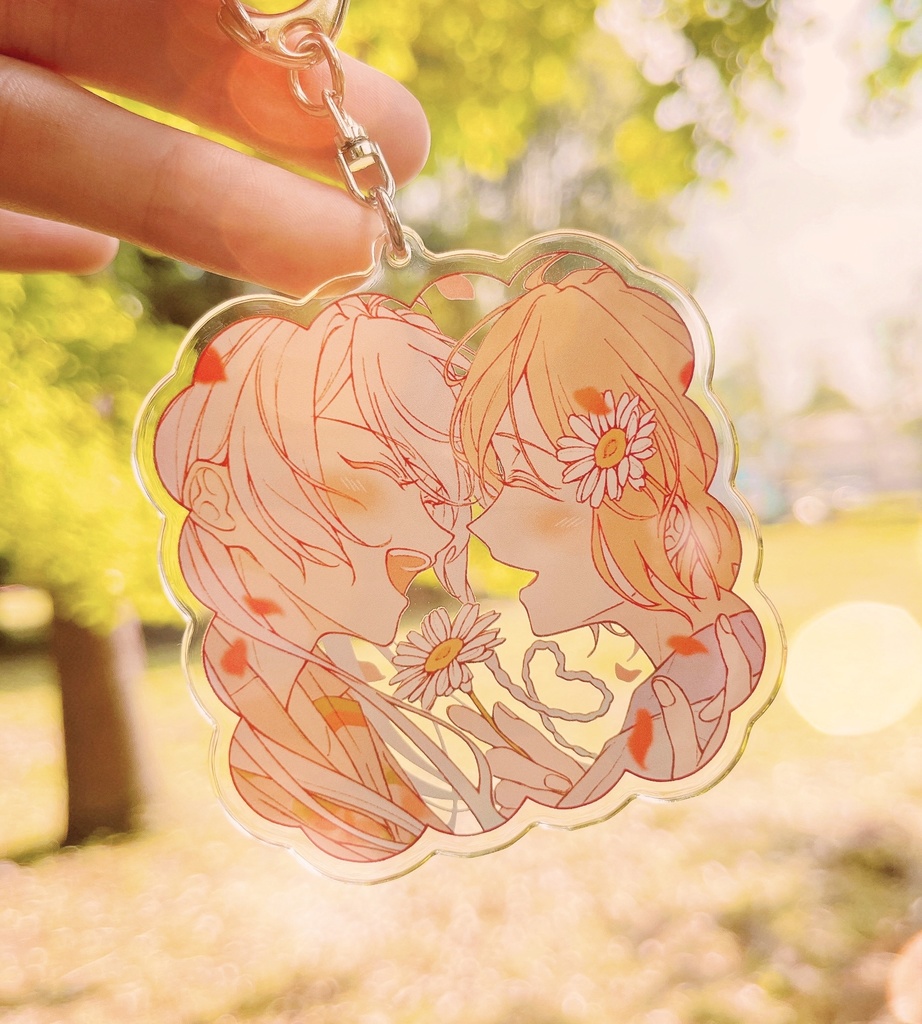 ︎✿おはなのアクリルキーホルダー︎