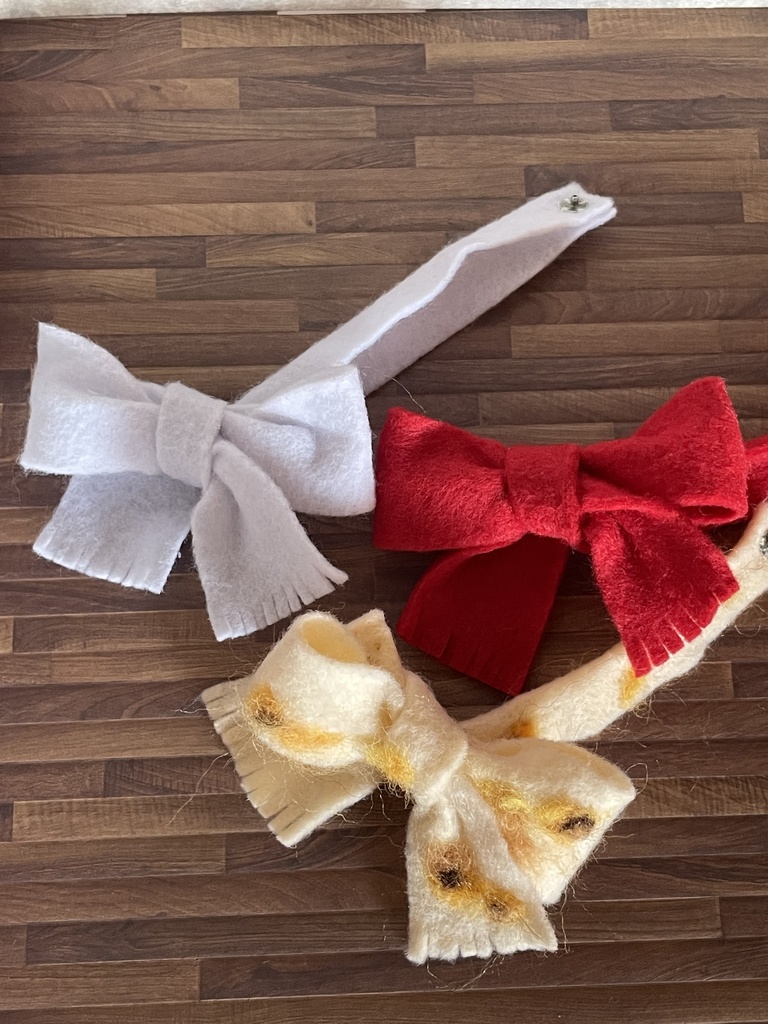 リボンマフラー 【白】