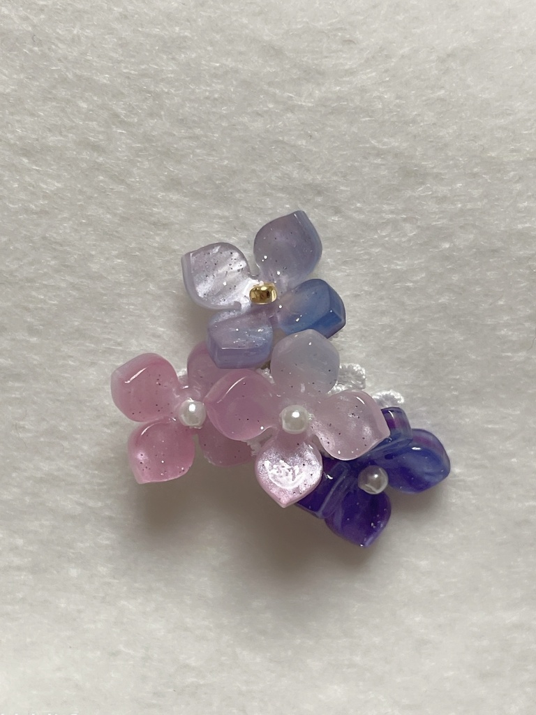 お花の髪飾り C