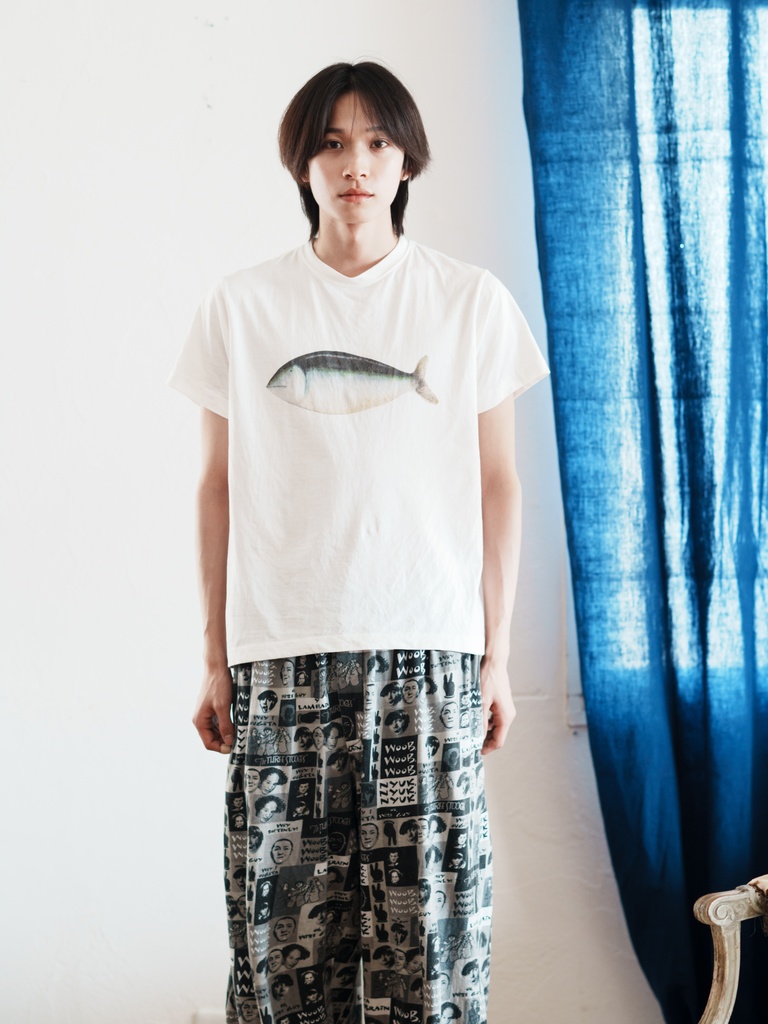 panpanya Tシャツ/魚(環境に配慮した)