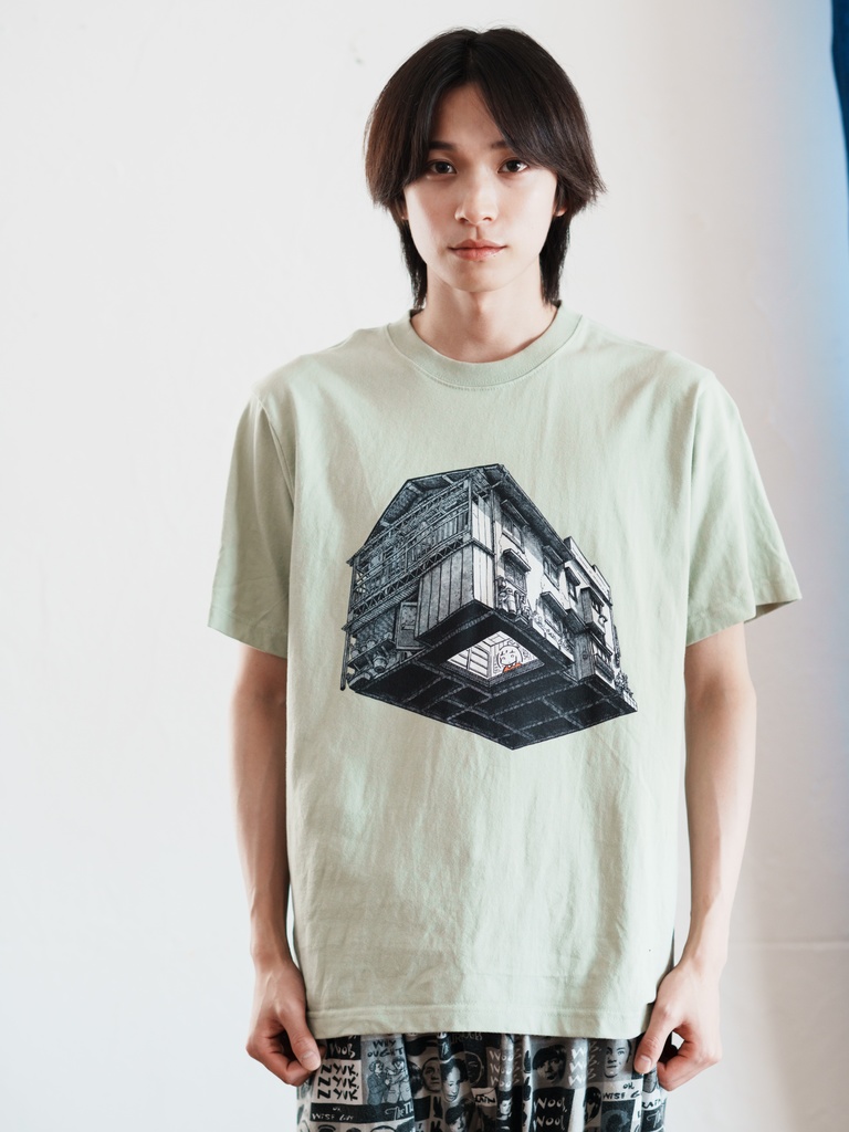 panpanya Tシャツ/家(砂壁)