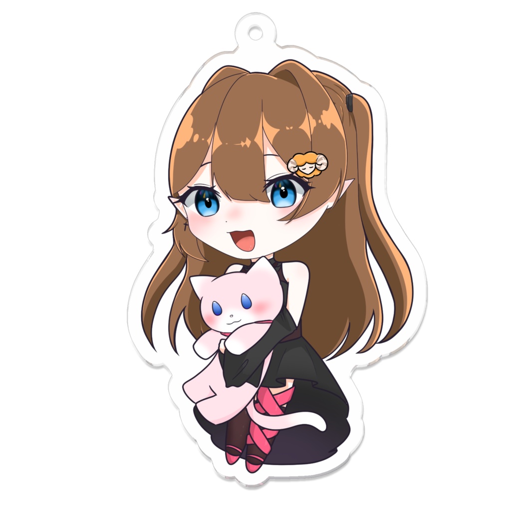 紅葉のゆらゆらミニアクリルキーホルダー