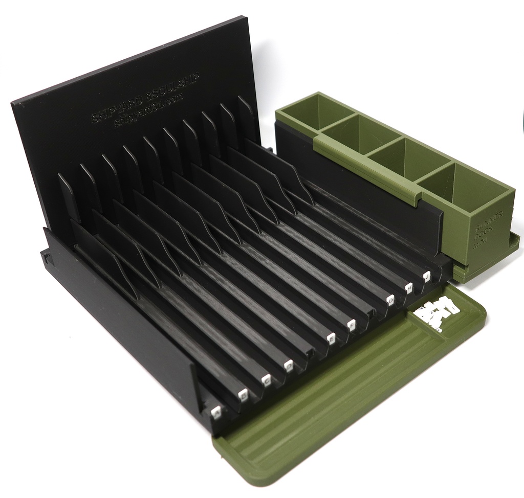 RUNNER DOCK MINI(Military color) |ランナー整理&作業効率化ツール(連結対応)