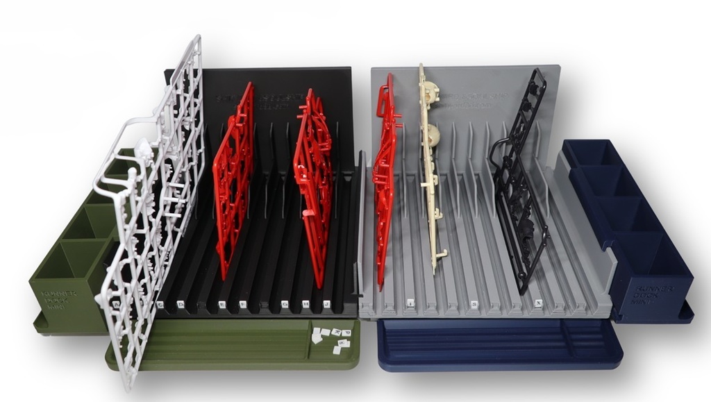 RUNNER DOCK MINI(Navy color)|ランナー整理&作業効率化ツール(連結対応)