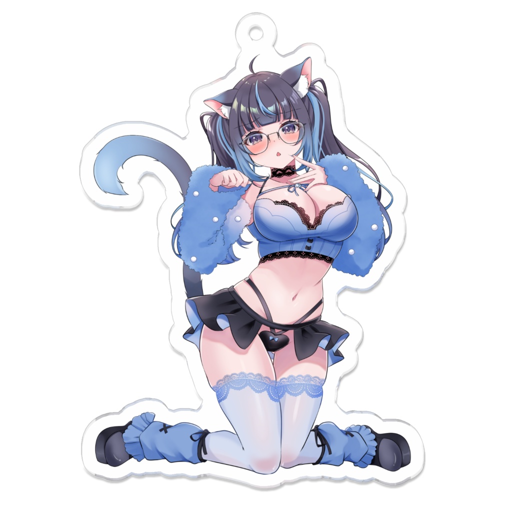 猫中つん新衣装アクリルキー