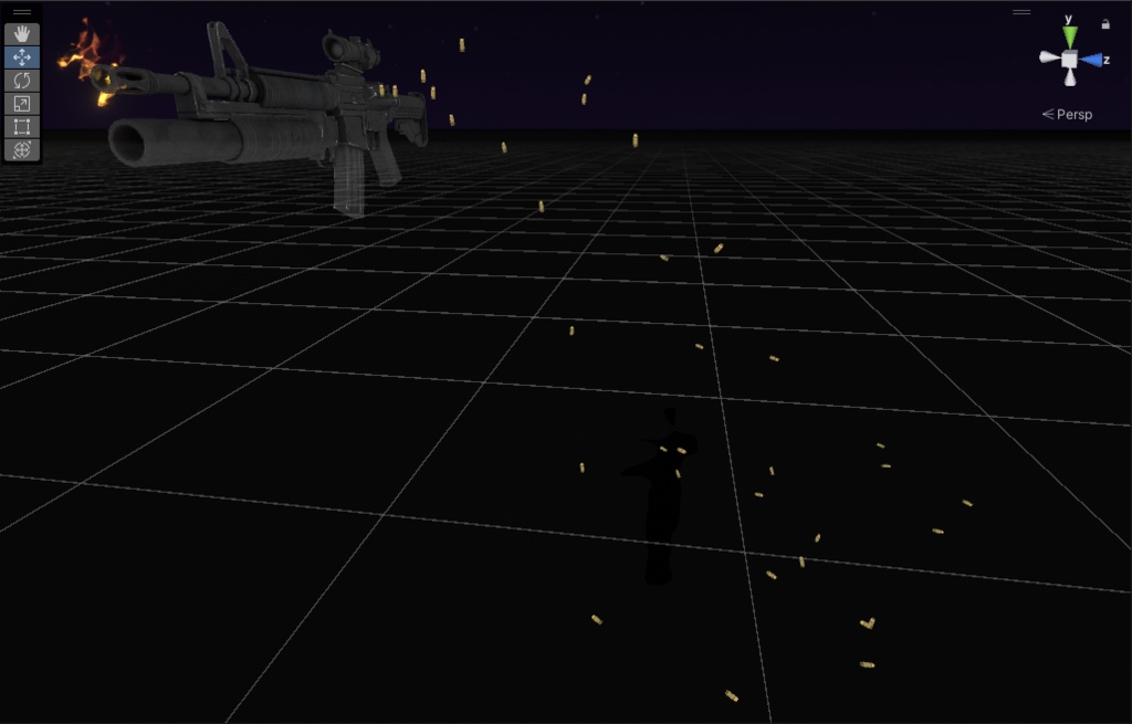 【Unity/VRChat シェーダー】M4A1 with shoot particles