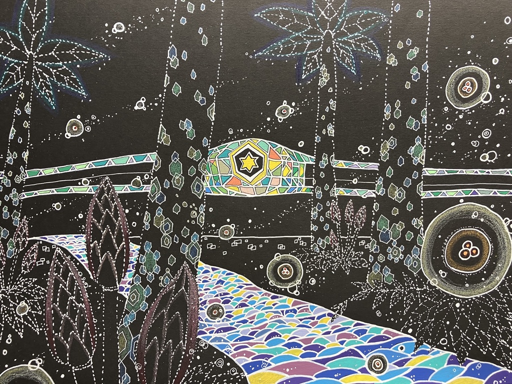 原初の森(ステンドグラス風)