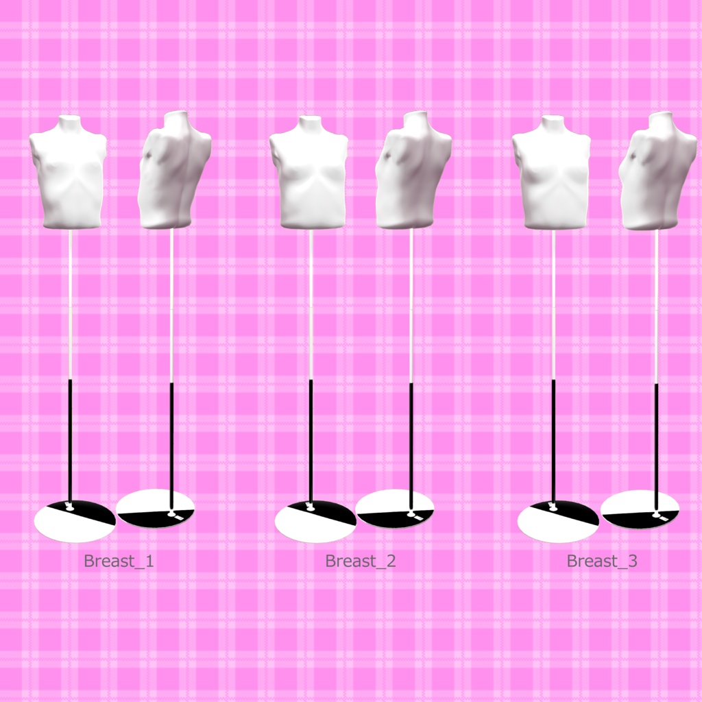 マネキン3Dモデル /3D mannequin