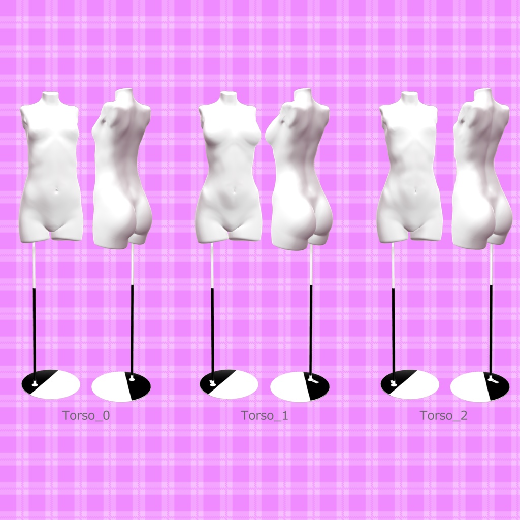 マネキン3Dモデル /3D mannequin