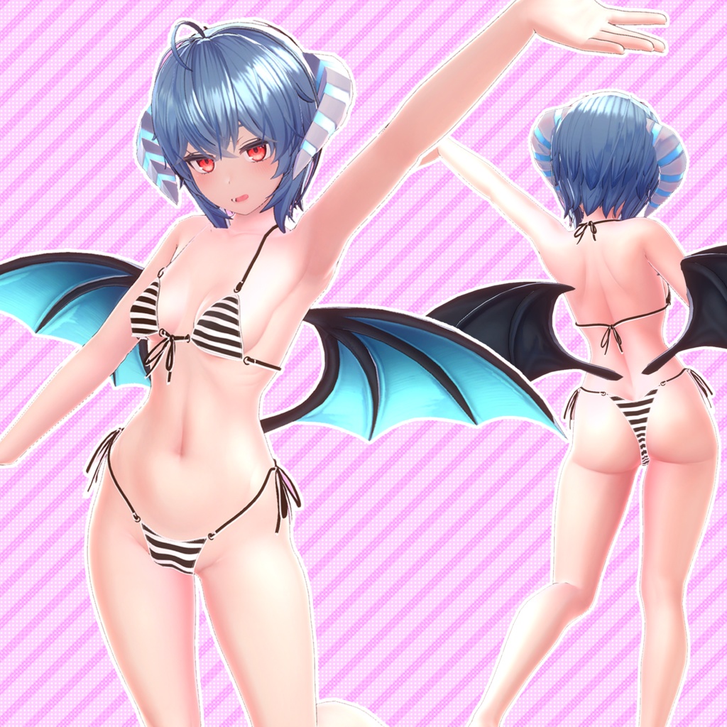 【衣装】ブラジリアンビキニ、サンダル『アイナの衣装』