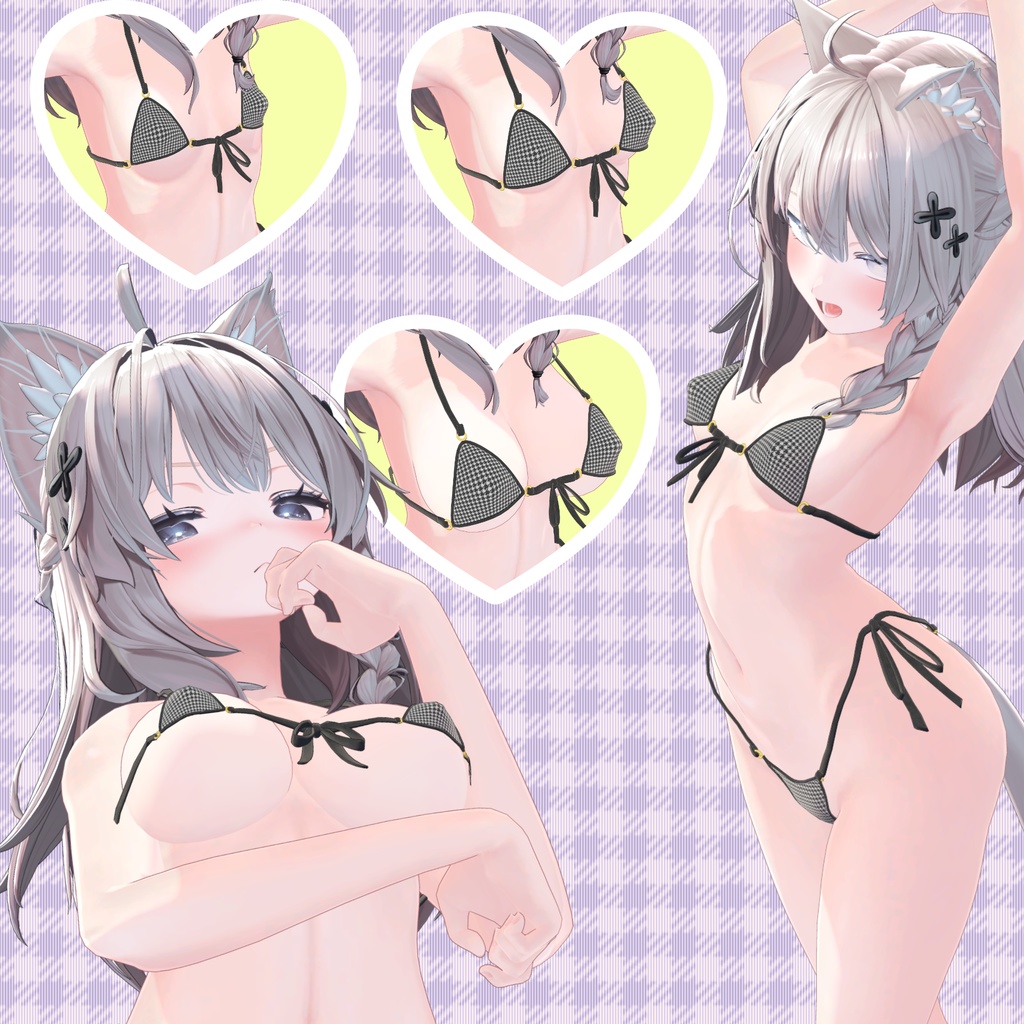 【23アバター対応】ブラジリアンビキニver.2(UC-H02)/ 🆙8月30日追加