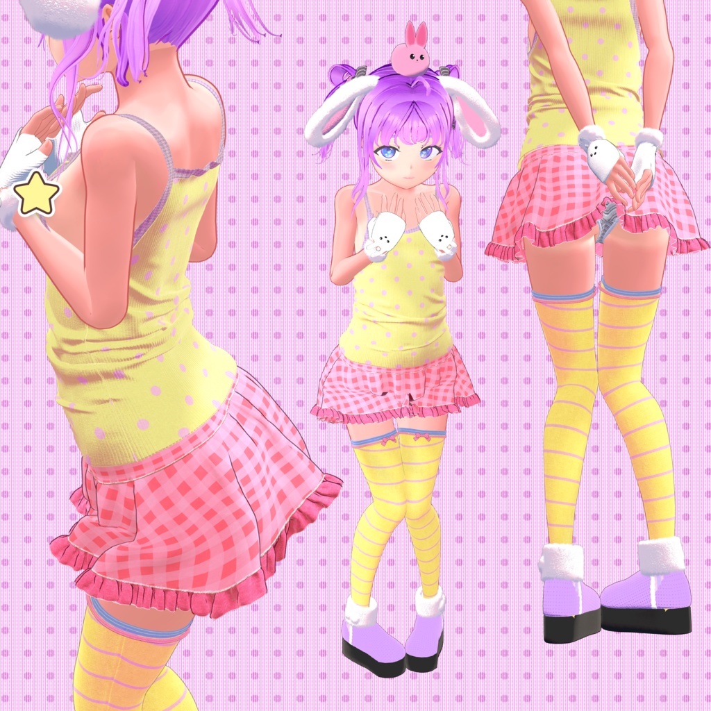 少女モーション集vol.1【モーション無料版配布中】