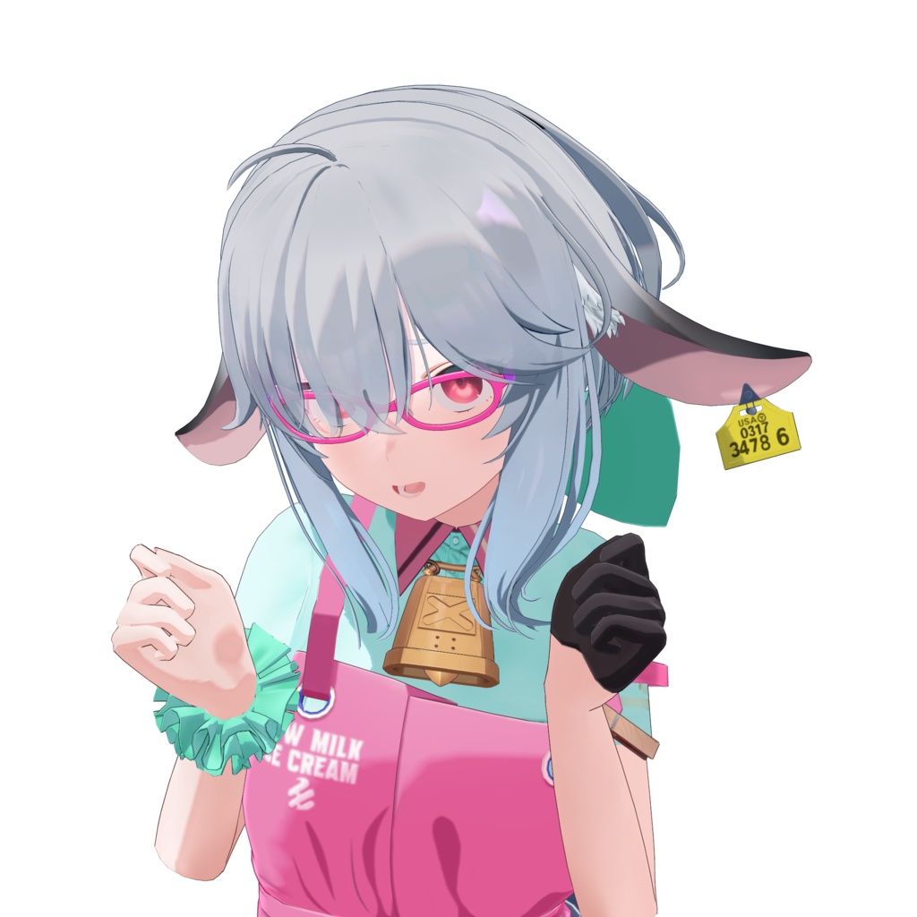 【26アバター対応】メガネ「ラブリーキャット」(UA-G01)/ 🔄5月6日更新