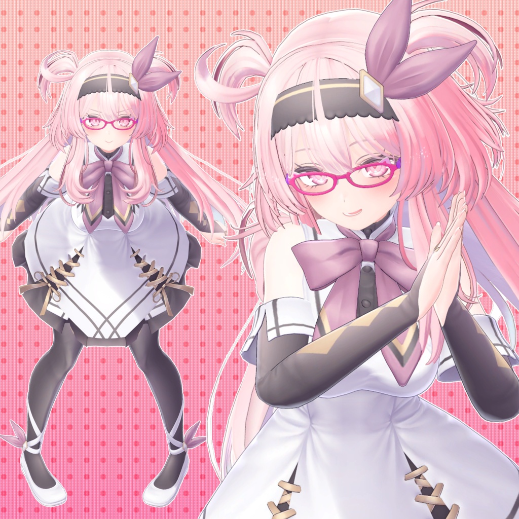 【26アバター対応】メガネ「ラブリーキャット」(UA-G01)/ 🔄5月6日更新