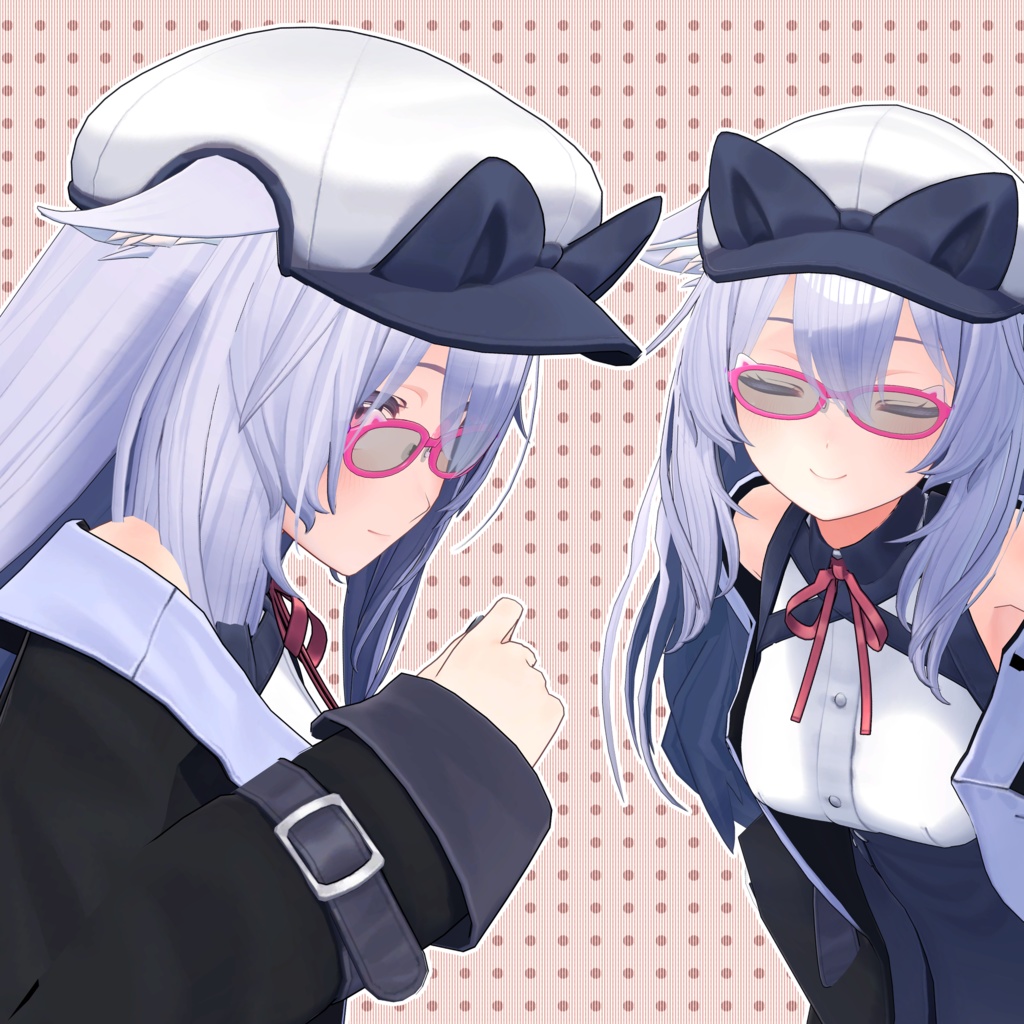 【26アバター対応】メガネ「ラブリーキャット」(UA-G01)/ 🔄5月6日更新