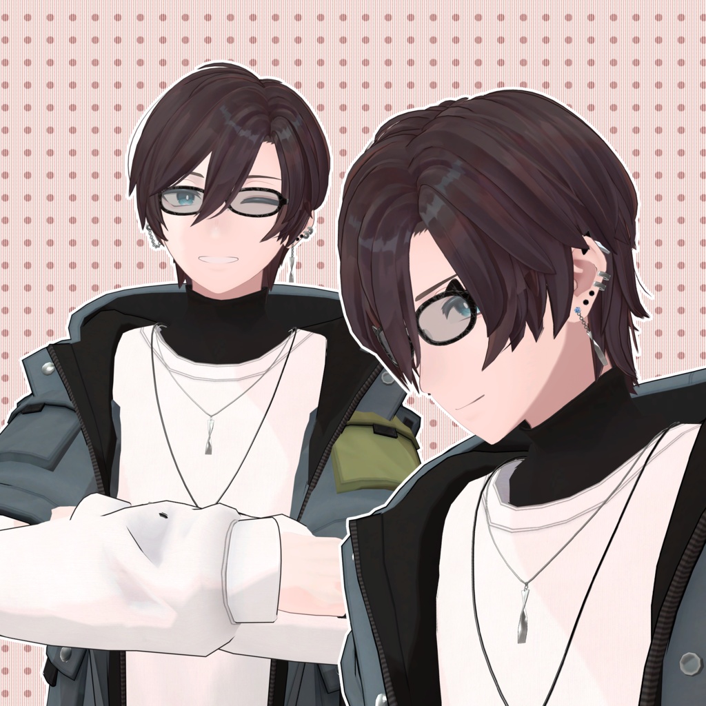 【26アバター対応】メガネ「ラブリーキャット」(UA-G01)/ 🔄5月6日更新