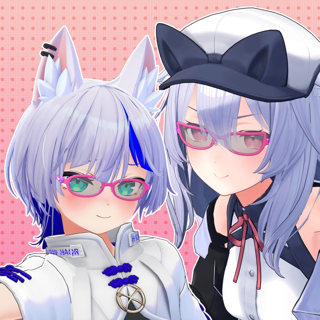 【26アバター対応】メガネ「ラブリーキャット」(UA-G01)/ 🔄5月6日更新