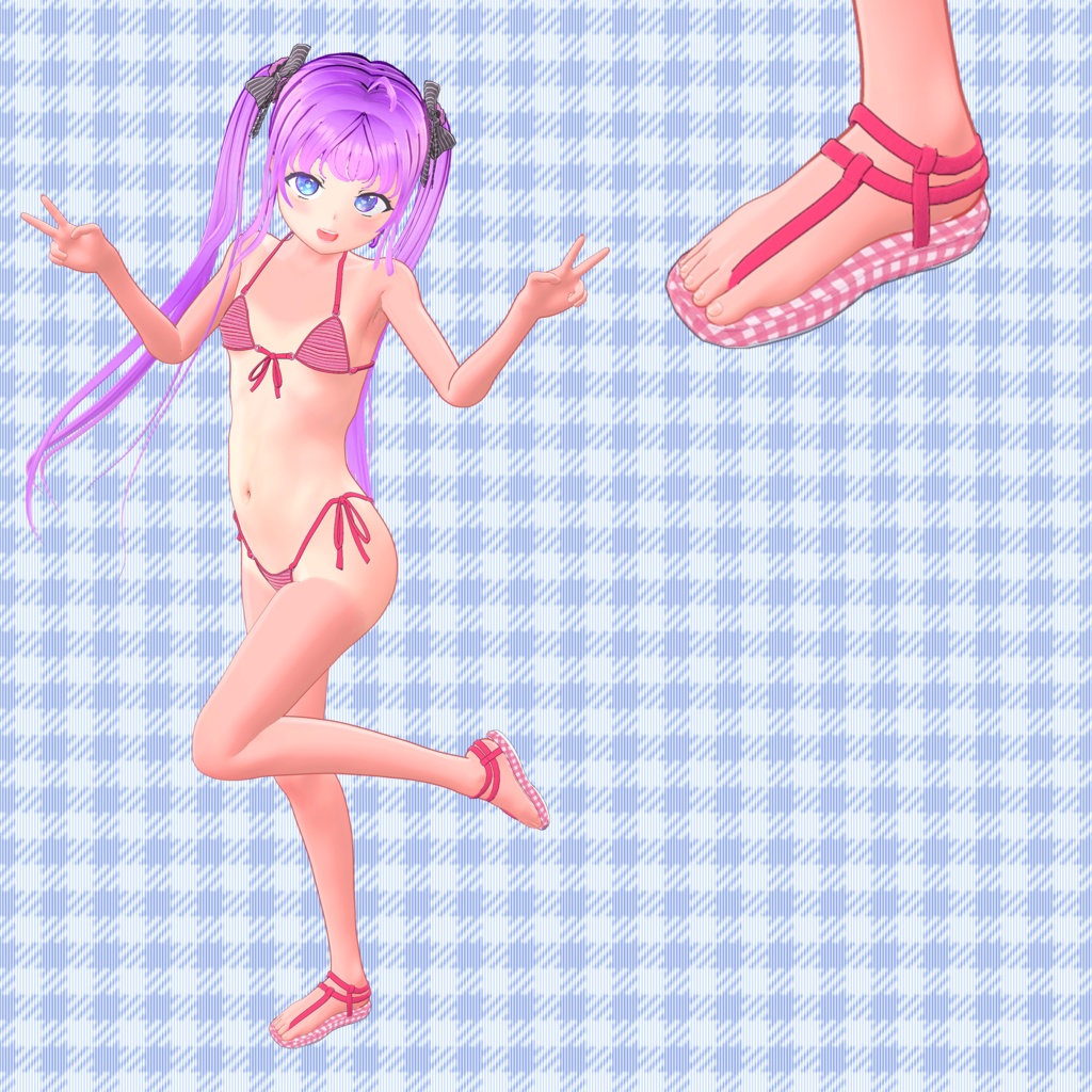 【24アバター対応】ブラジリアンビキニ【清楚版】(UC-H02)/ 🆙8月29日追加