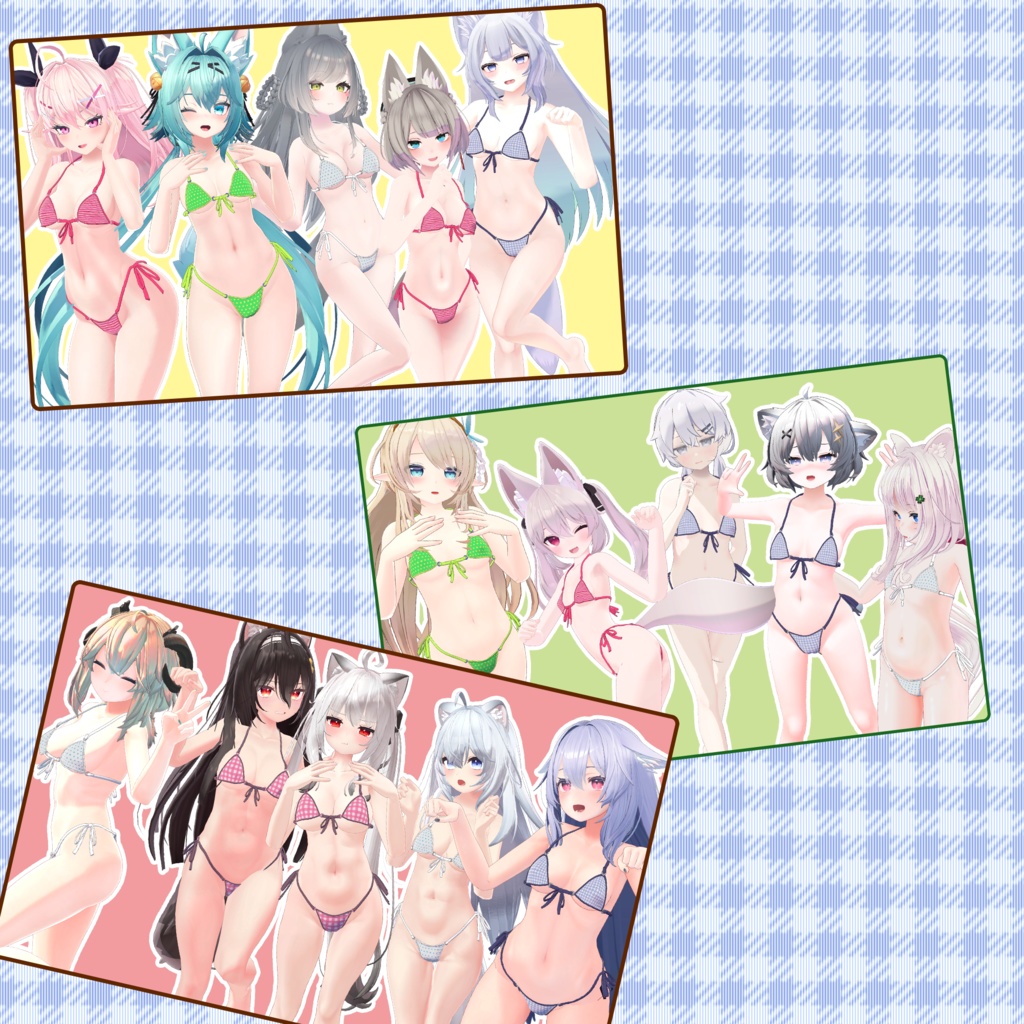 【24アバター対応】ブラジリアンビキニ【清楚版】(UC-H02)/ 🆙8月29日追加