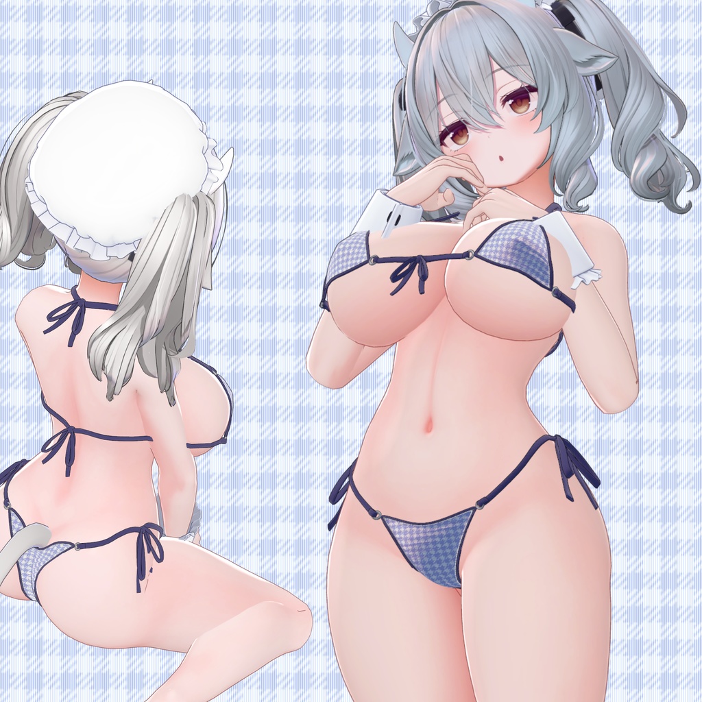 【24アバター対応】ブラジリアンビキニ【清楚版】(UC-H02)/ 🆙8月29日追加