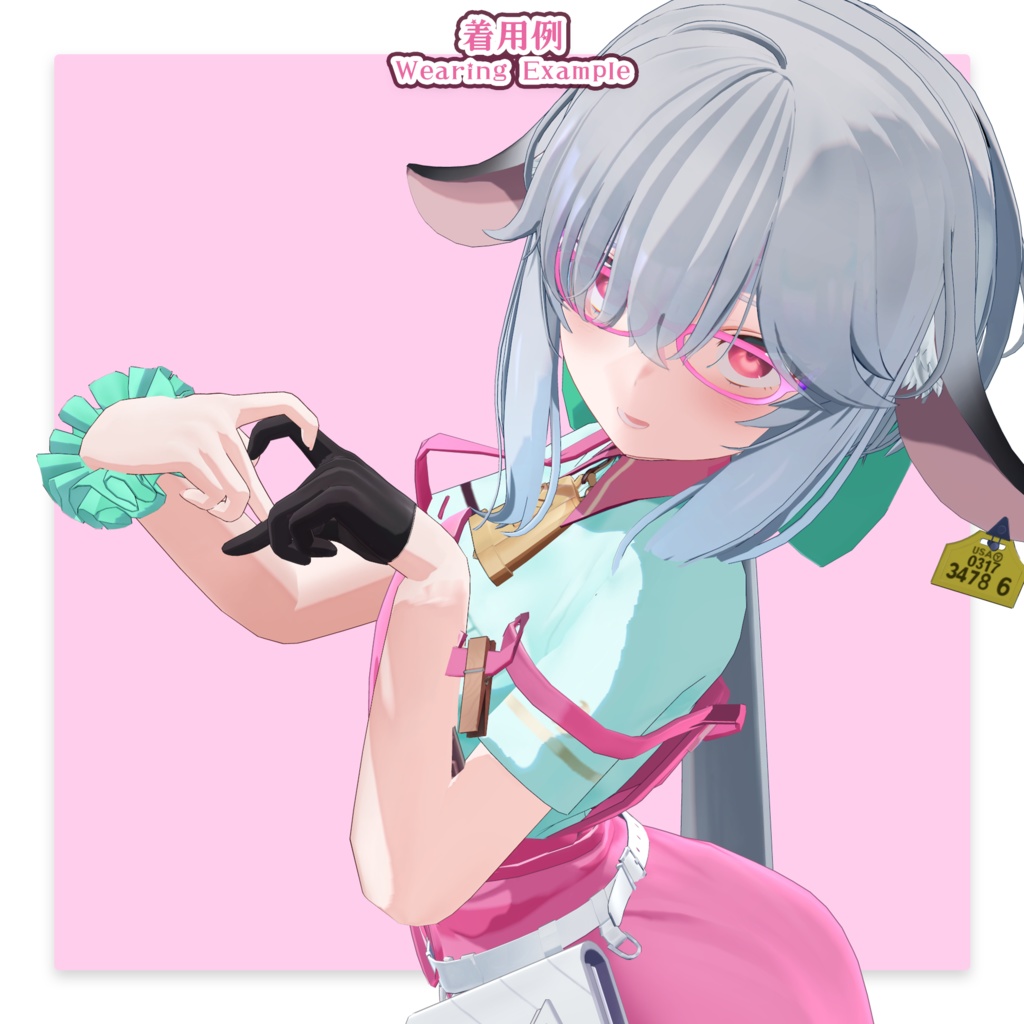 【34アバター対応】メガネ「ラブリーキャット」ver.2(UA-G01)/ 🆙8月25日追加