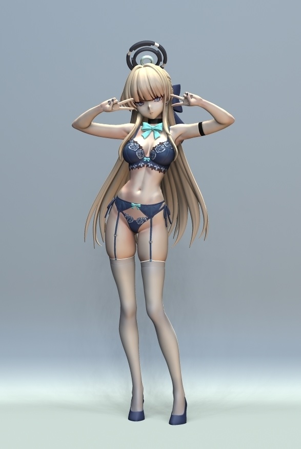 ブルーアーカイブ「飛鳥馬トキ」ランジェリー