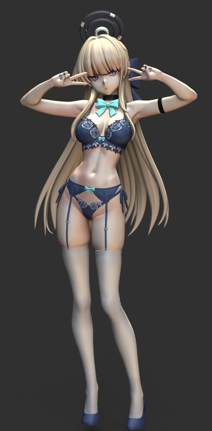 ブルーアーカイブ「飛鳥馬トキ」ランジェリー