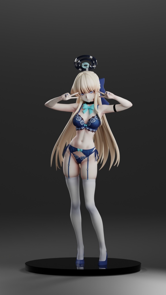 ブルーアーカイブ「飛鳥馬トキ」ランジェリー