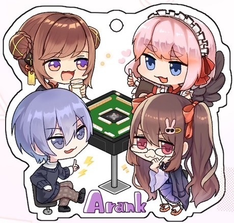 【非公式】神域リーグAランク　アクリルキーホルダー