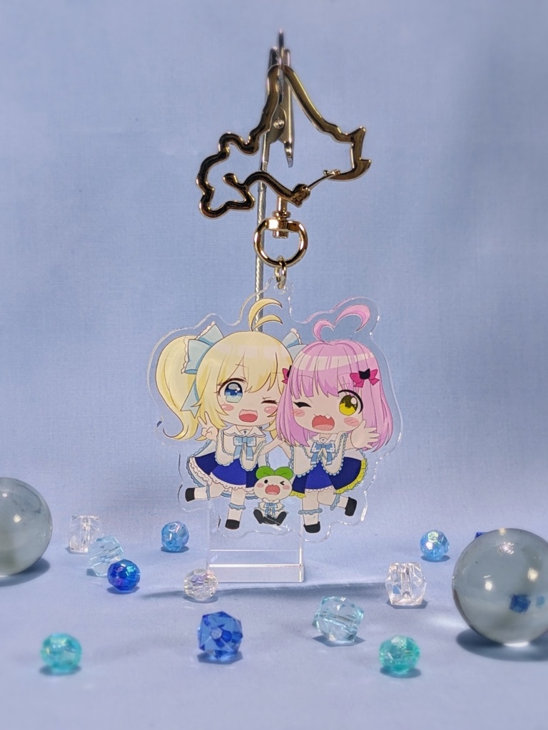 萌黄もこだいず おそろい衣装アクリルキーホルダー