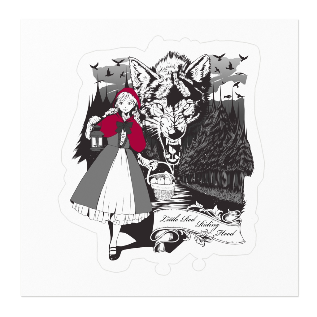Little Red Riding Hood ステッカー