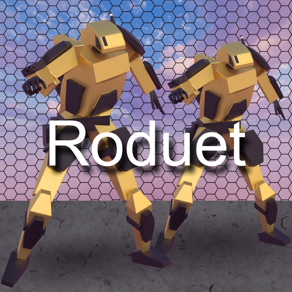 2対2のロボット戦闘ゲーム『Roduet』