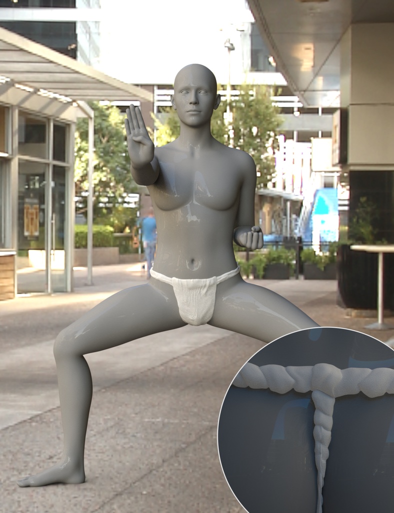 daz服 六尺褌 G9 ~Japanese LoinCloth Rokushaku~