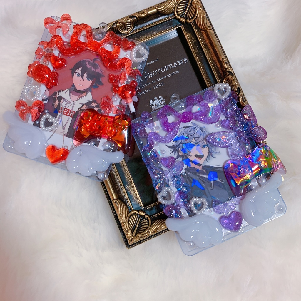 にじさんじ 三枝明那、不破湊イメージ硬質ケースデコ【B8】