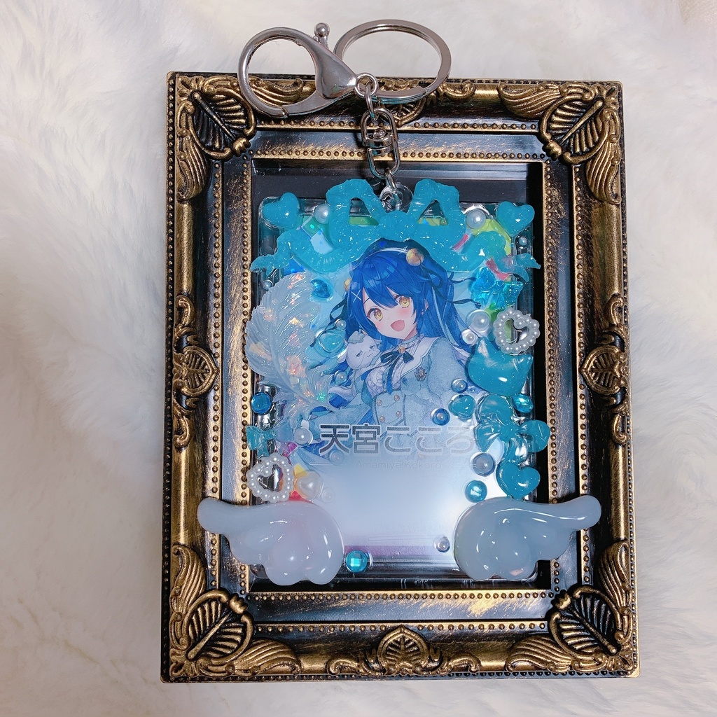 にじさんじ 天宮こころイメージトレカキーホルダーデコ