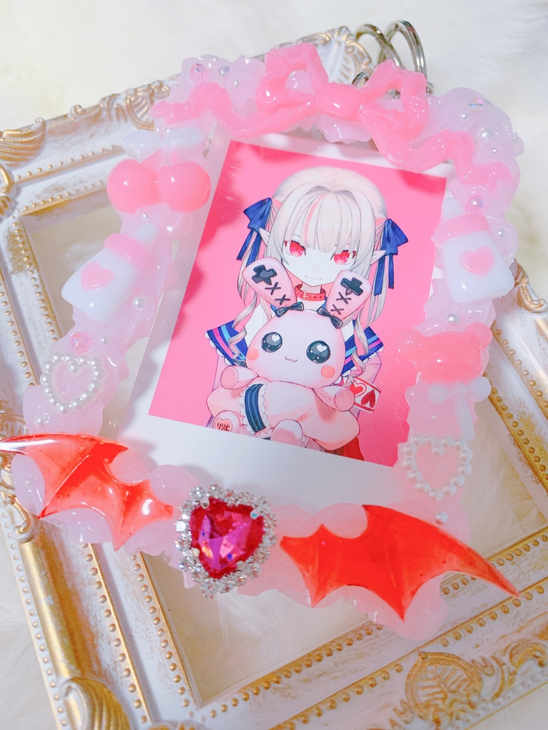 魔界ノりりむ🎀イメージトレカキーホルダー