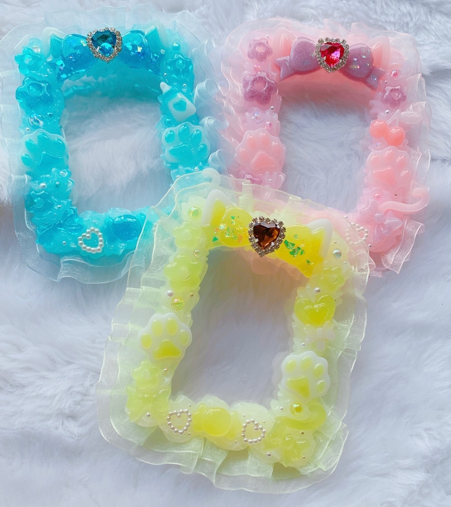 猫耳レース (ブルー、B8)