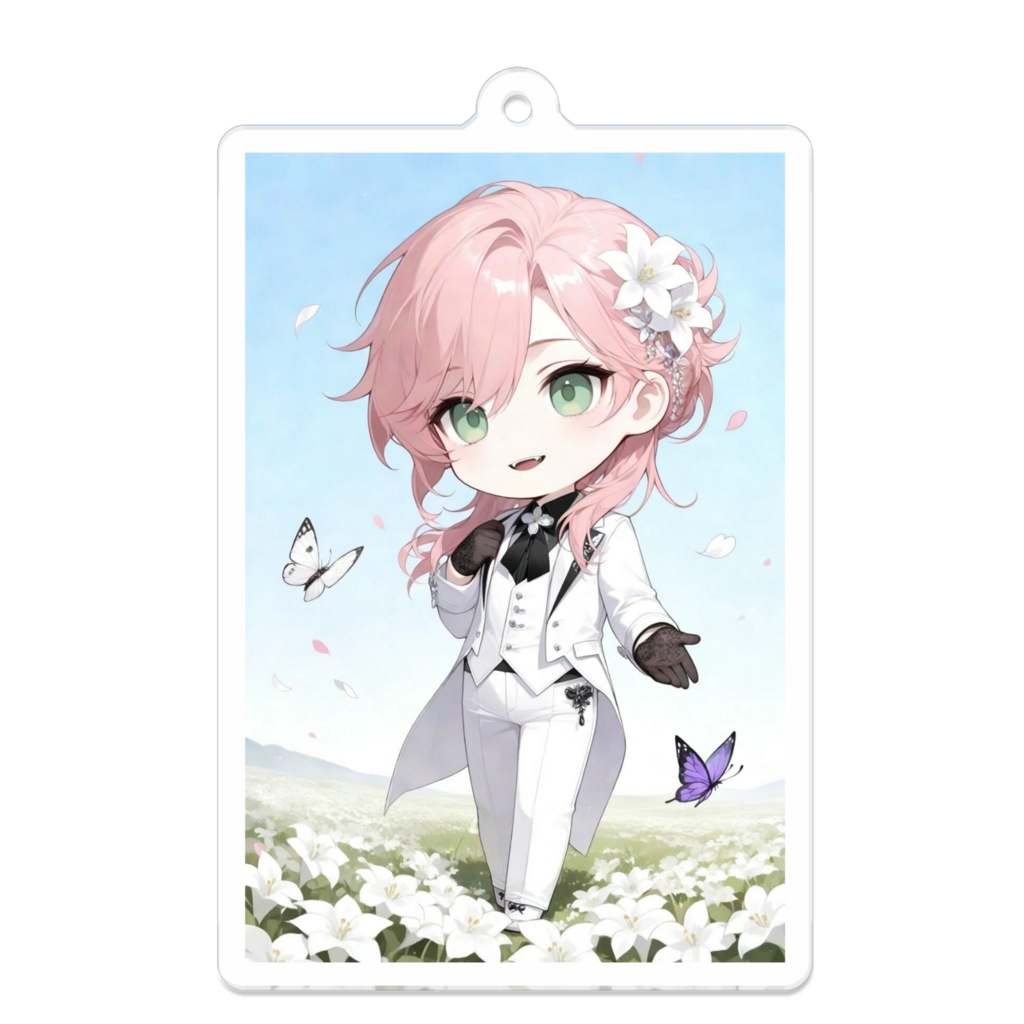 【百合の王子シフォン】アクリルキーホルダー