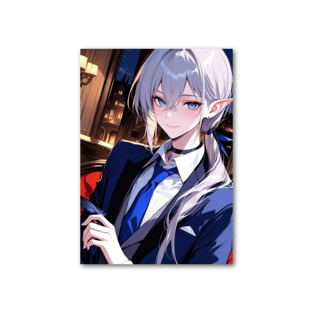 【ギルバート・クロウ】フォト風カード - 縦 - 両面