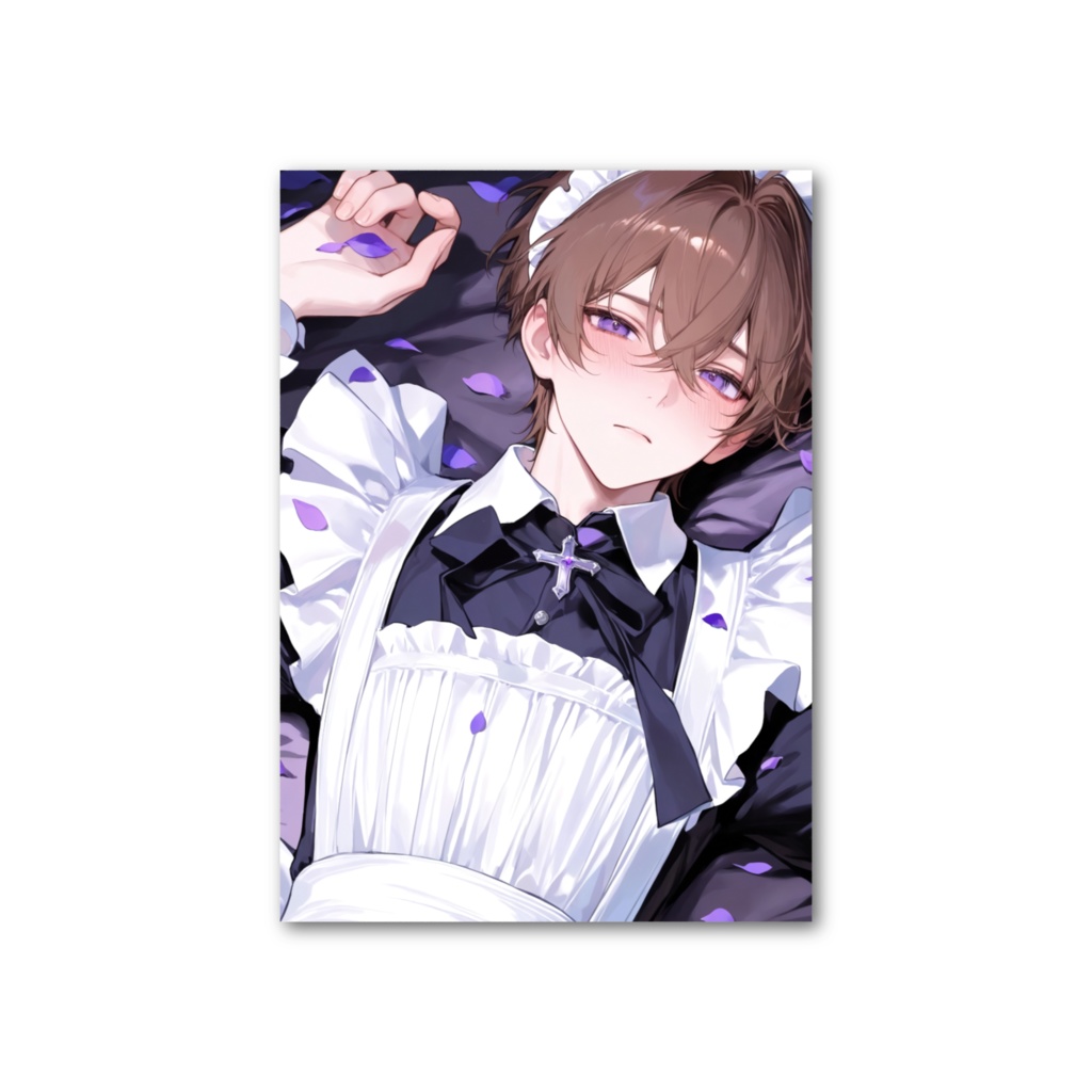 ネクロ・メイドver フォト風カード - 縦 - 両面