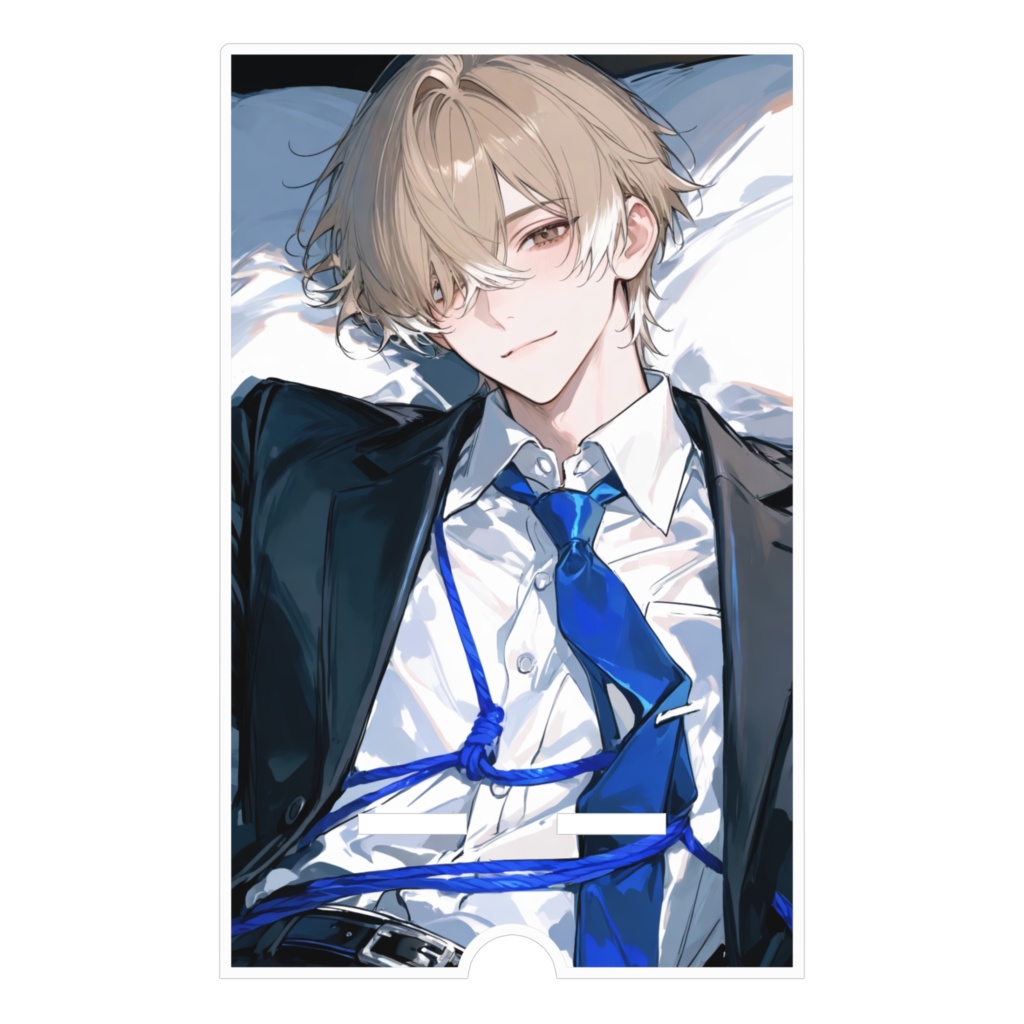 隠目帳「スマホ、今夜は俺に預けて?」アクリルスマホスタンド